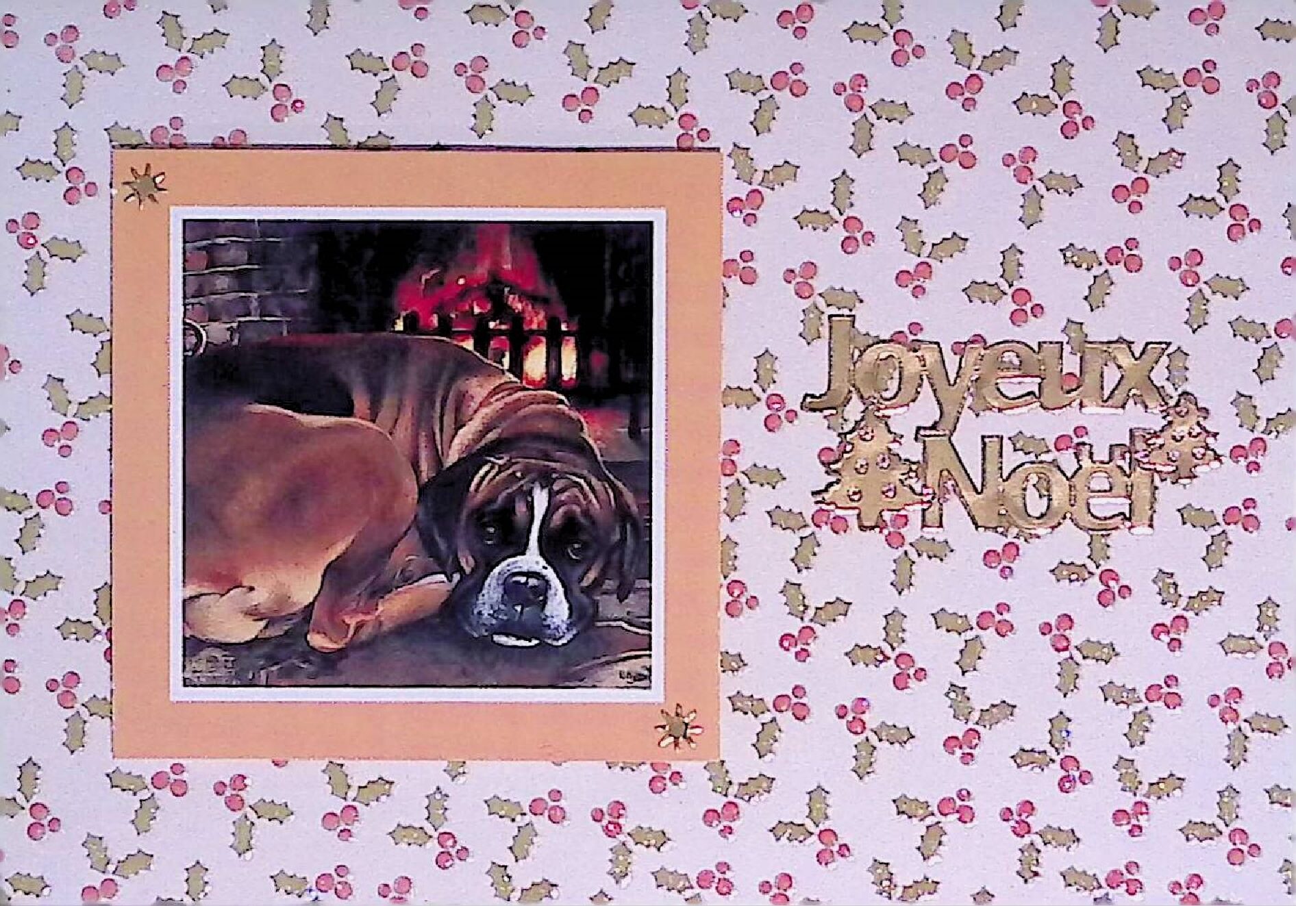 Christmas Card: Boxer