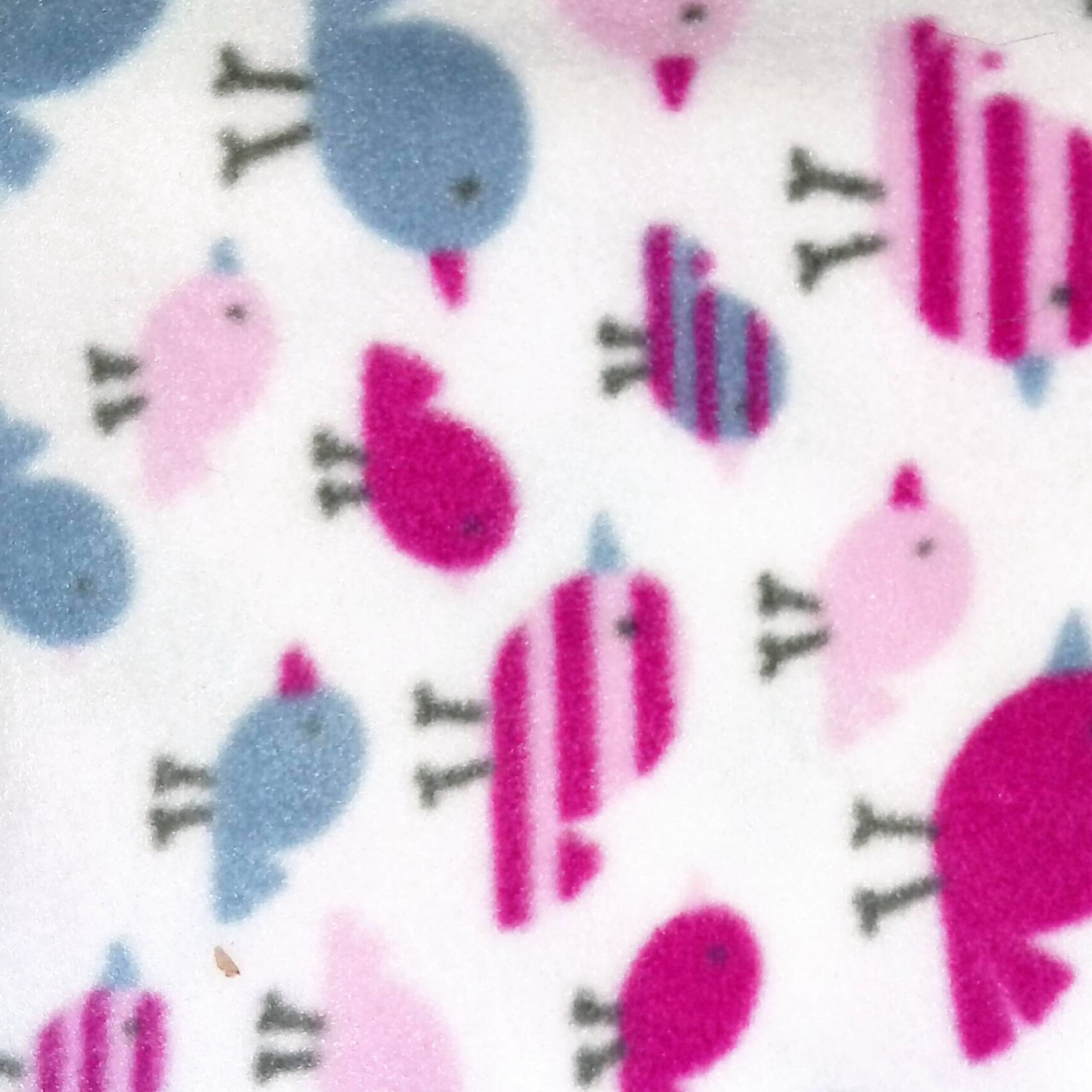 Fleece Scarf:  Jazzy Birds