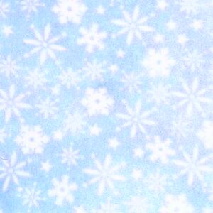 Fleece Scarf:  Powder Blue Snowflakes