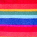 Fleece Scarf:  Rainbow Stripes