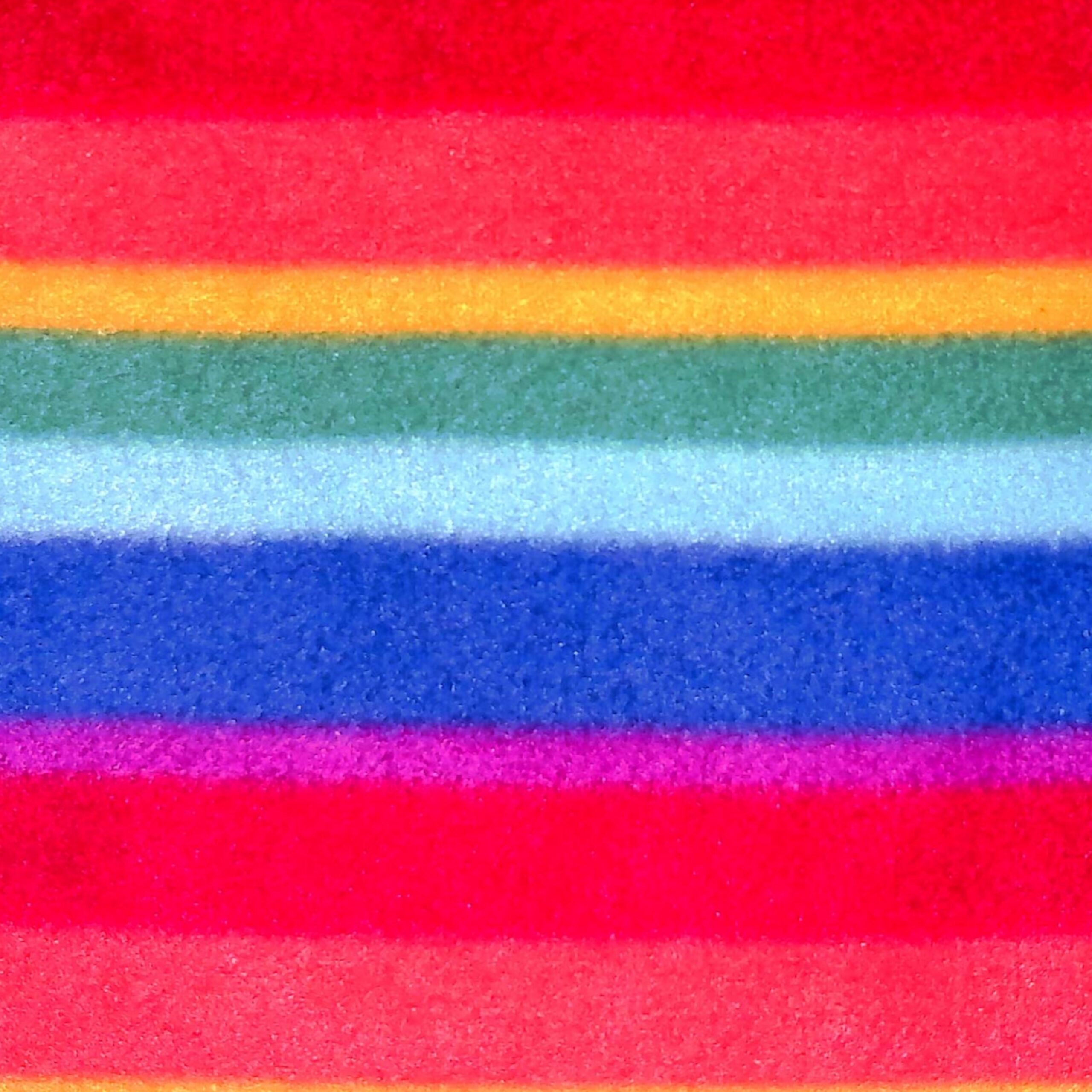 Fleece Scarf:  Rainbow Stripes