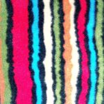 Fleece Scarf:  African Multi Stripe