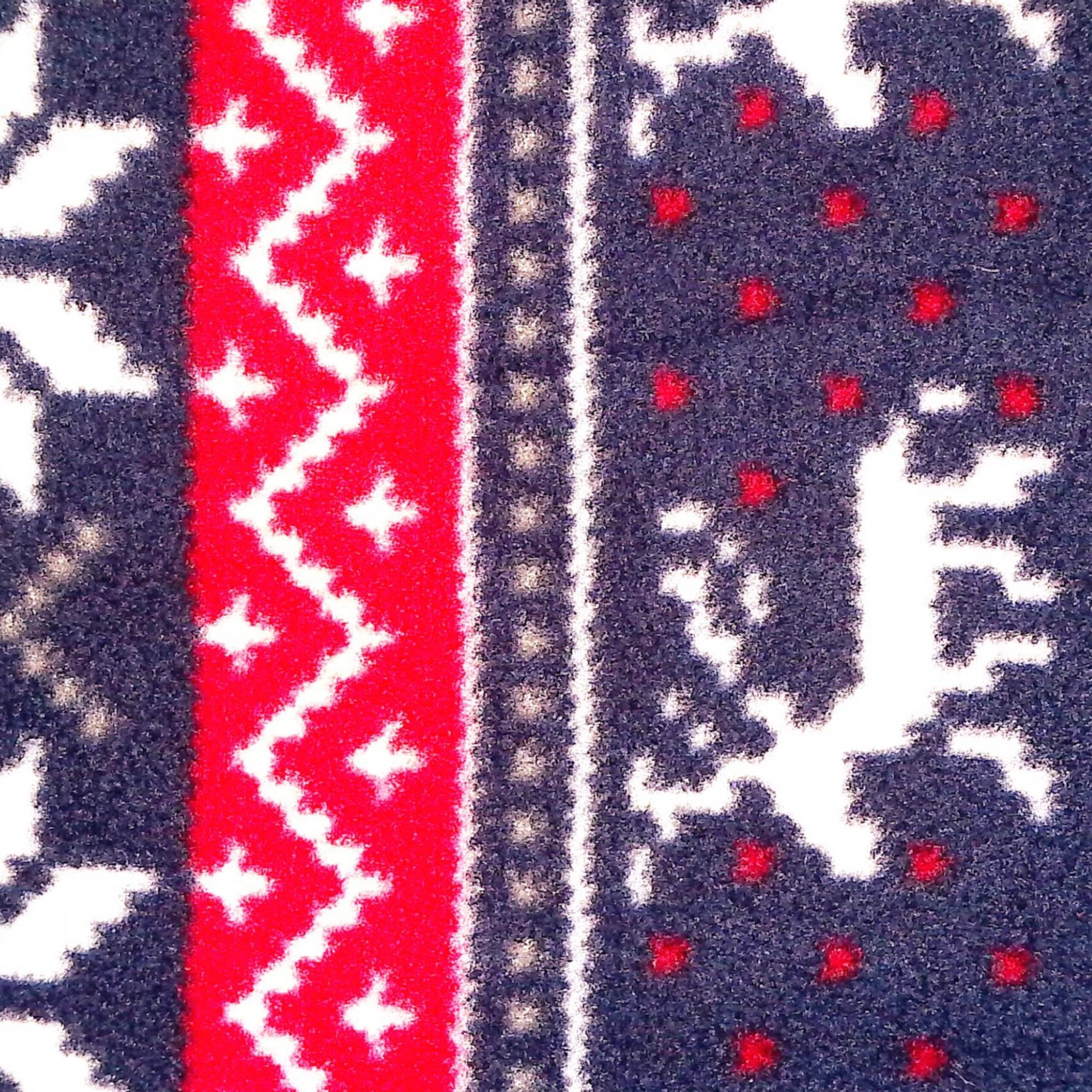Fleece Scarf:  Winter Reindeers